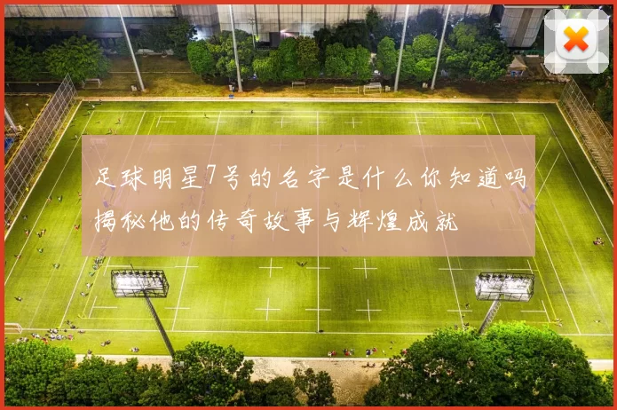 足球明星7号的名字是什么你知道吗揭秘他的传奇故事与辉煌成就